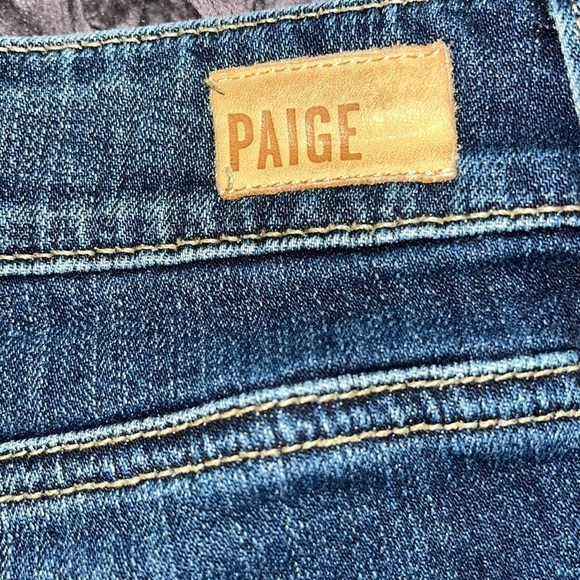 Paige Denim Shorts Catalina Short Cut off Blue Jean Giselle Raw Hem Frayed - Picture 4 of 5